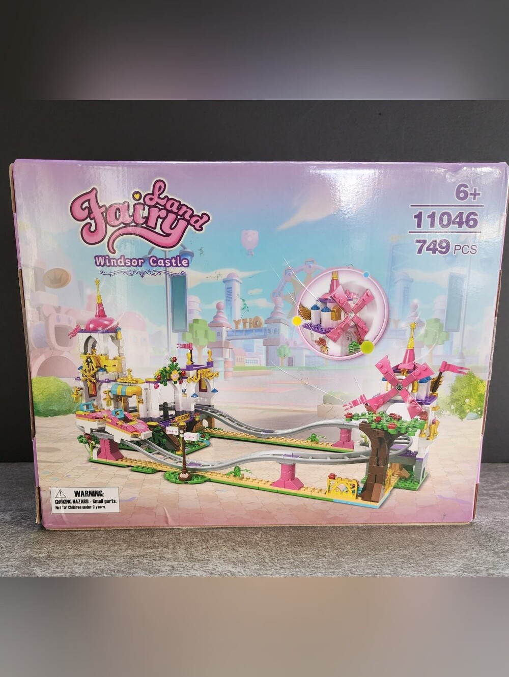 Fairy Land Windsor Castle  Roller Coaster Building Set For Kids Ages 6+